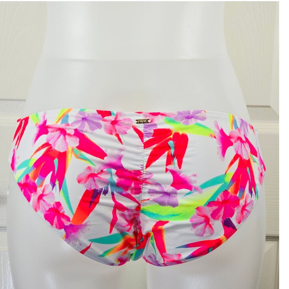 Victoria Secret Pink Bikini Bottom Pink Floral Summer Poolside Women's L - Picture 2 of 4